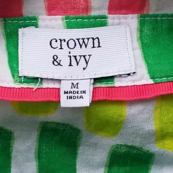 Crown & Ivy | Bold Print | Button Down Shirt - Picture 4 of 4